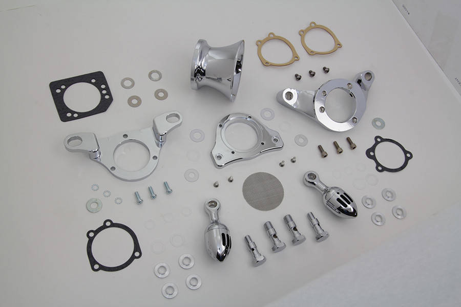 V-Twin - Chrome Wyatt Gatling Velocity Stack Assembly