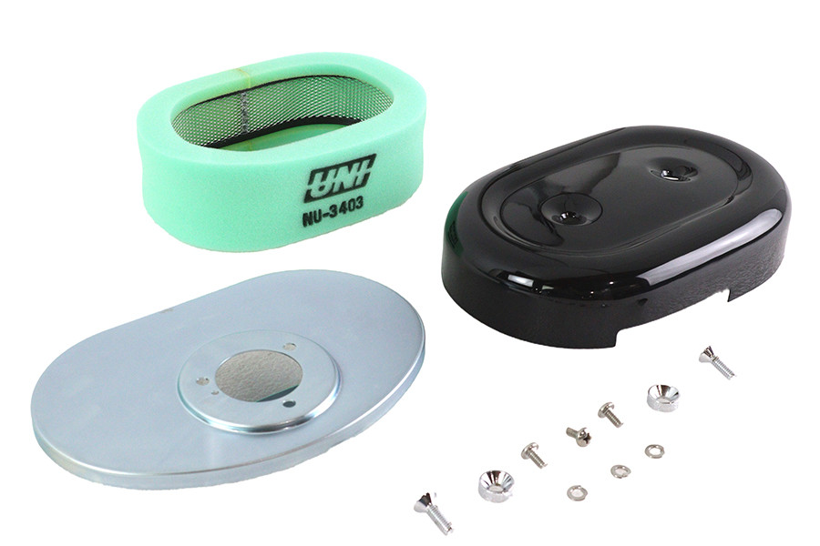Wyatt Gatling - Oval Air Cleaner Assembly Black