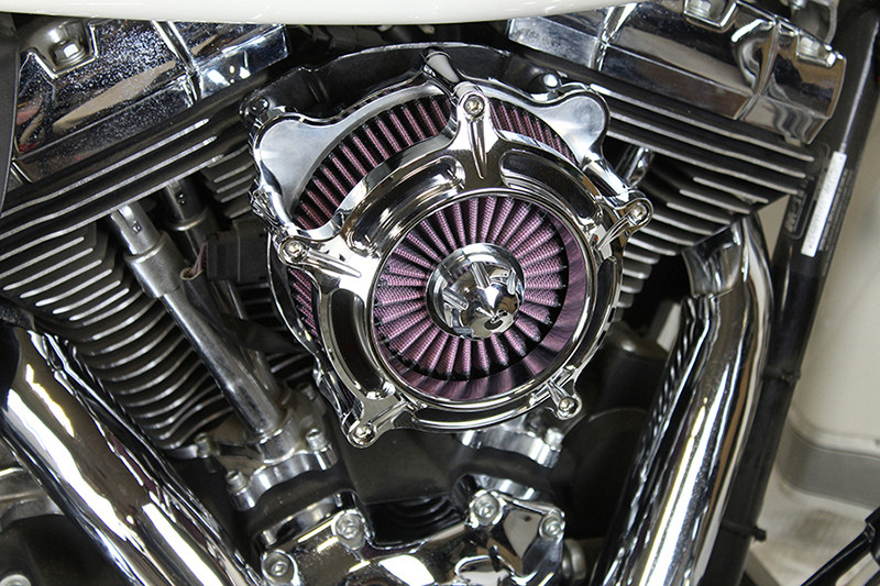 Wyatt Gatling - Exposed Filter Air Cleaner Kit Chrome