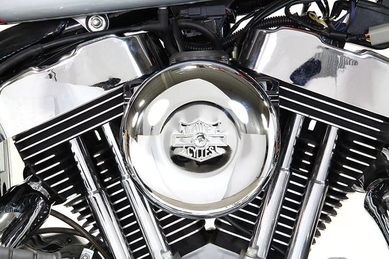 V-Twin - Chrome Wyatt Gatling Air Cleaner Assembly