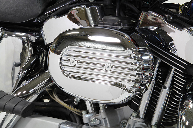 V-Twin - Chrome Wyatt Gatling Air Cleaner Assembly