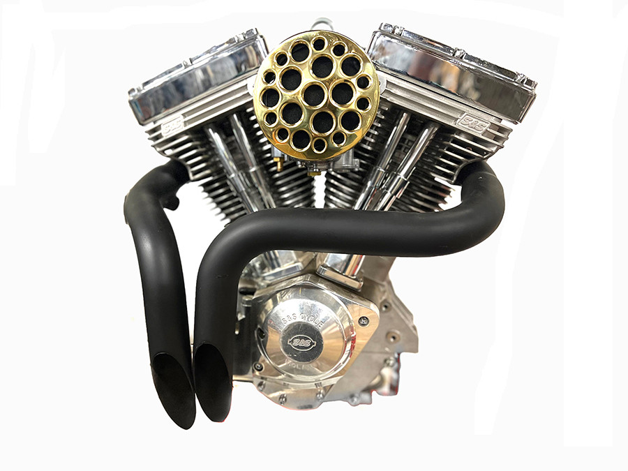 Wyatt Gatling #13407VS - Wyatt Gatling Brass Drilled CV Air Cleaner
