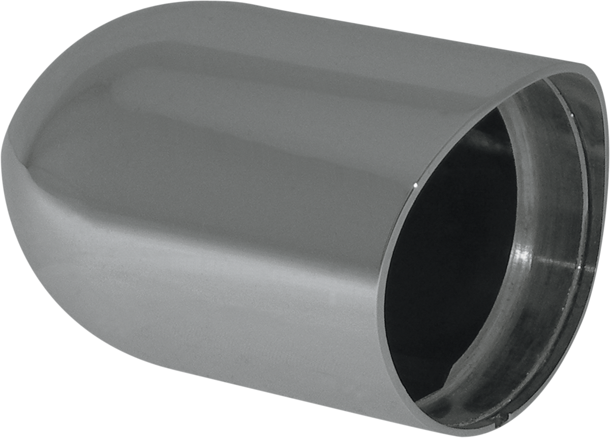 Bullet Housing for Round Gauges - For 1.25"/1.50" Handlebar Bracket - Chrome