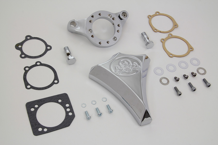 V-Twin - Chrome Wyatt Gatling Air Cleaner Assembly