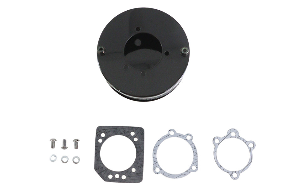 Wyatt Gatling #16415AB - Wyatt Gatling Round Air Cleaner Black