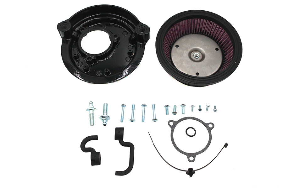 V-Twin - Performance Round High Flow Air Cleaner Kit