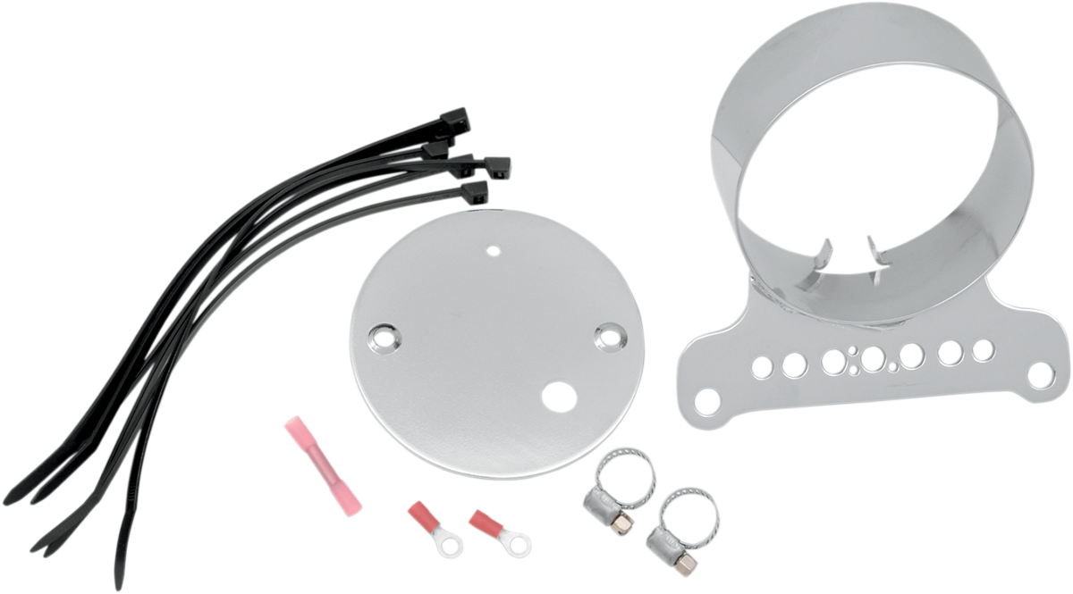 Single Gauge Bracket - Chrome