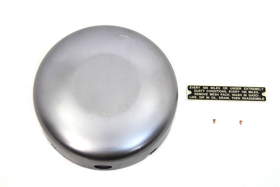 Wyatt Gatling #70397R - Raw 6 inch Air Cleaner Cover