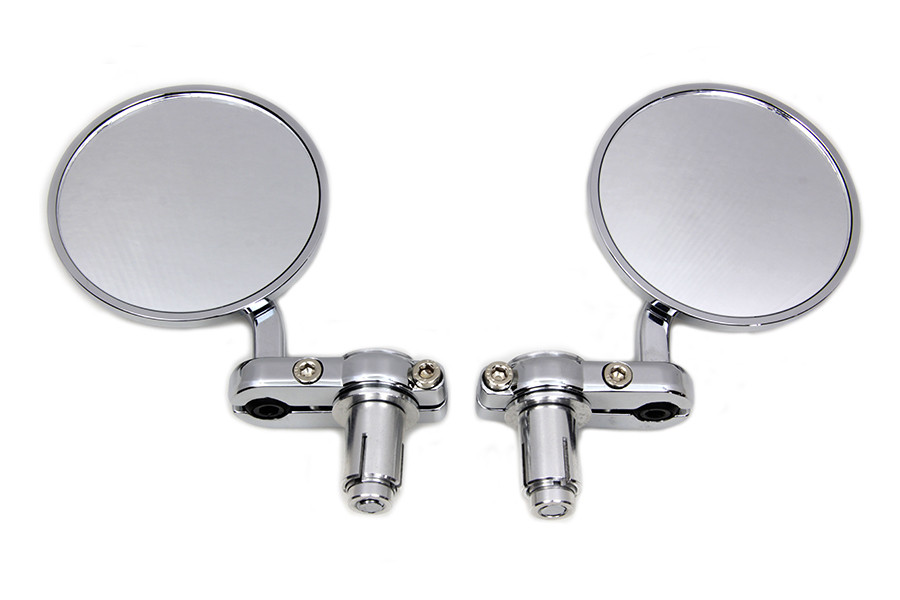 Wyatt Gatling #270005 - Cafe Style Mirror Set Chrome