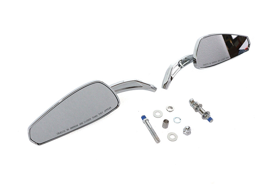 Wyatt Gatling - Wyatt Gatling Teardrop Mirror Set Chrome