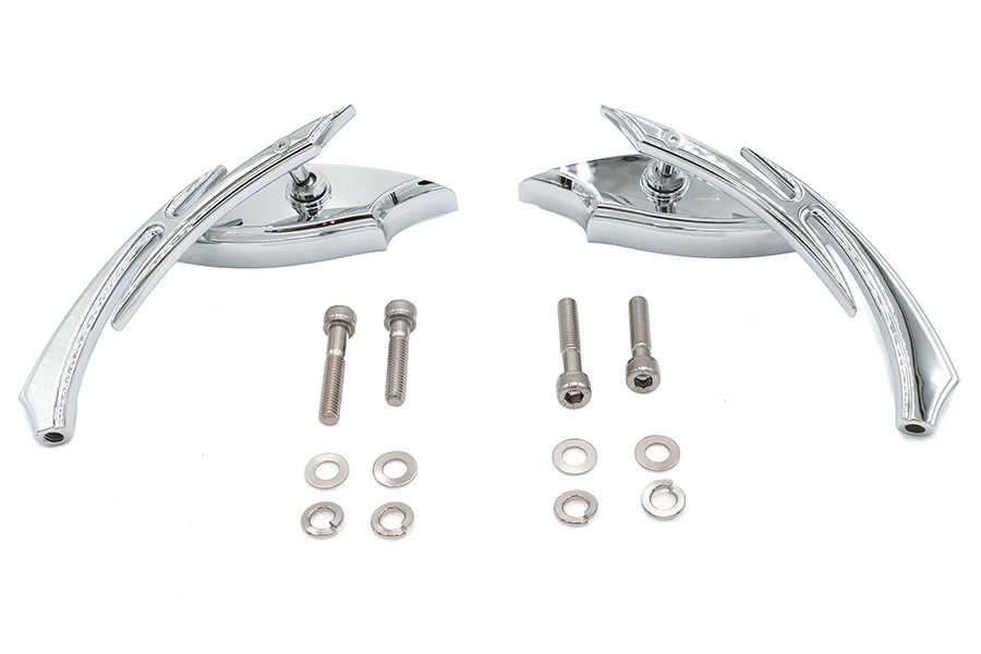 Wyatt Gatling #76503B4 - Lucifer Mirror Set with Sickle Stem