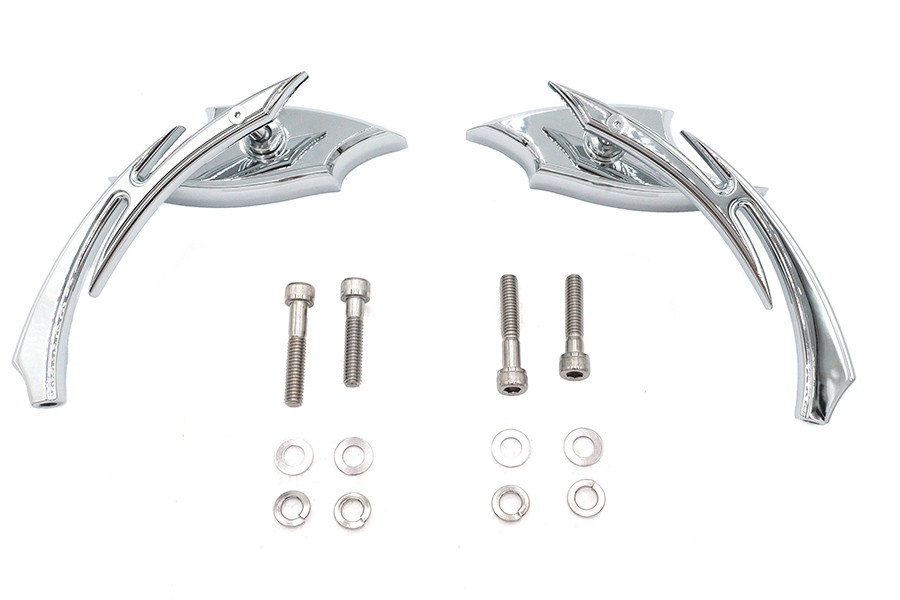 Wyatt Gatling #76503B4 - Lucifer Mirror Set with Sickle Stem