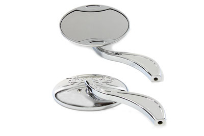 Wyatt Gatling #270553 - Oval Mirror Set Chrome