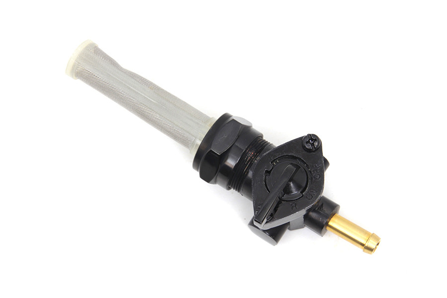 Sifton #011400 - Black Petcock with Straight Outlet and Nut