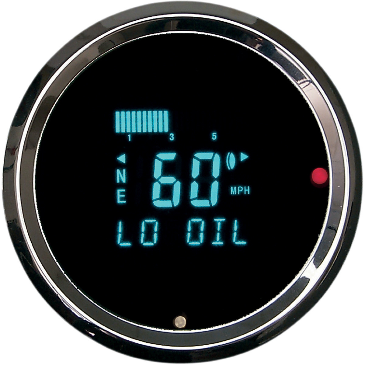Dakota Digital #HLY-3011 - 3011 Round Digital Speedometer with Indicators - 3-3/8"