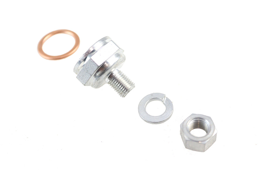 V-Twin #3121-6 - Linkert Carburetor Bowl Lock Nut with Drain