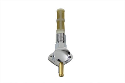 V-Twin #03-0002B - Petcock Straight Outlet Chrome