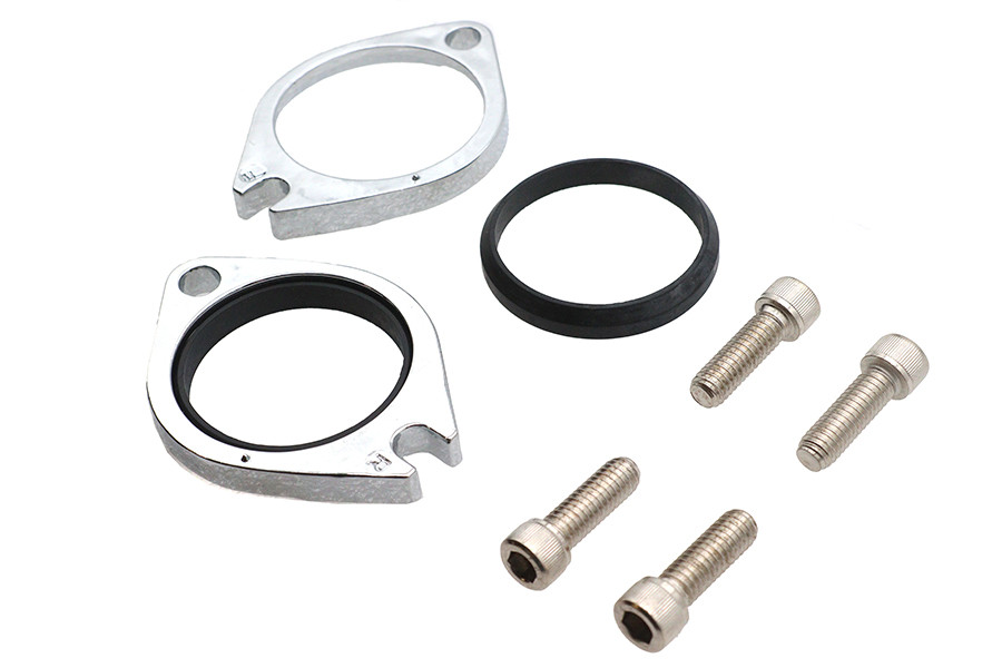 V-Twin - Intake Manifold Flange Kit Chrome