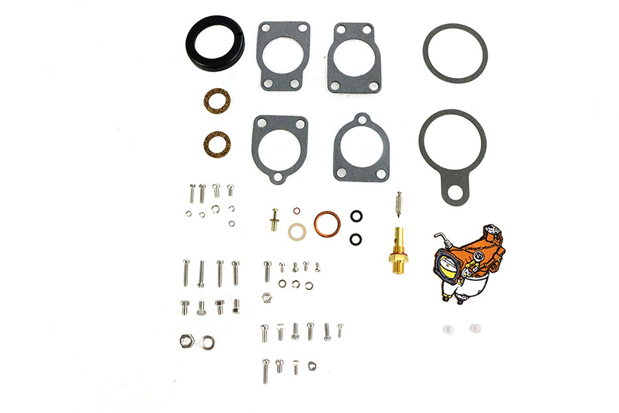 V-Twin - Carburetor Service and Hardware Kit
