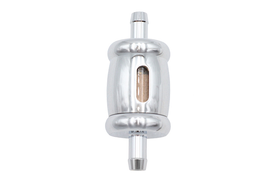 V-Twin - Billet Fuel Filter Chrome