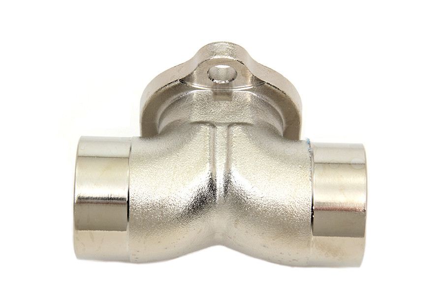 V-Twin #35-0064+NICKEL - Nickel Plated Intake Manifold