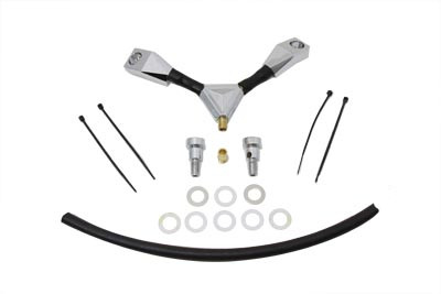 V-Twin - Billet  inchY inch Breather Kit