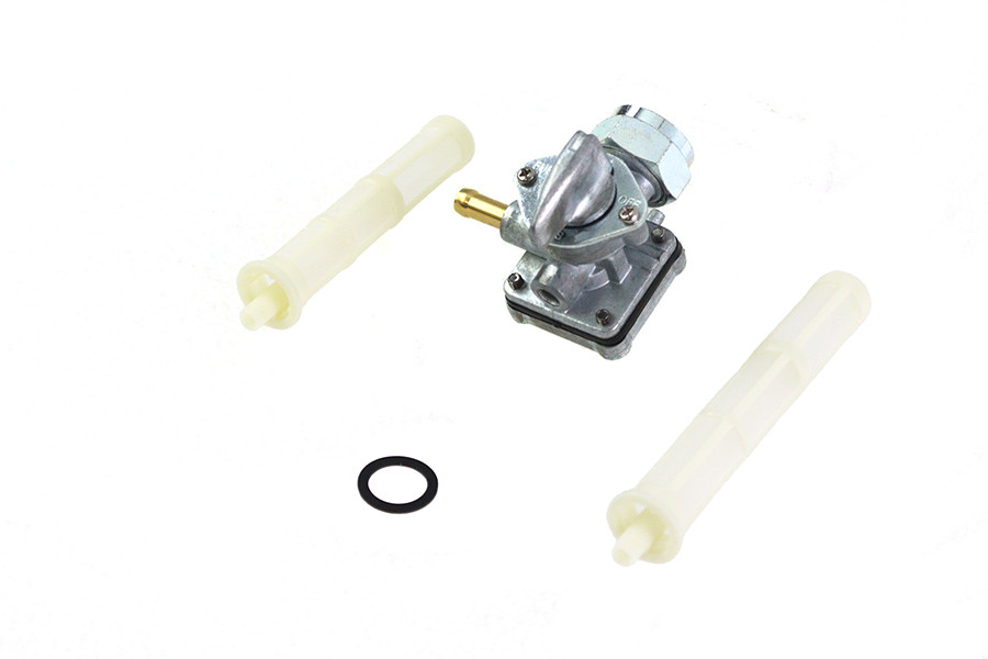 V-Twin - Petcock with Male Thread Natural Alloy