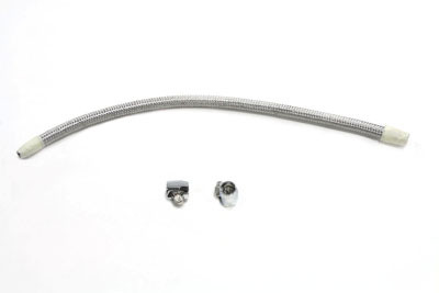 V-Twin - Crossover Fuel Line Kit Stainless Steel