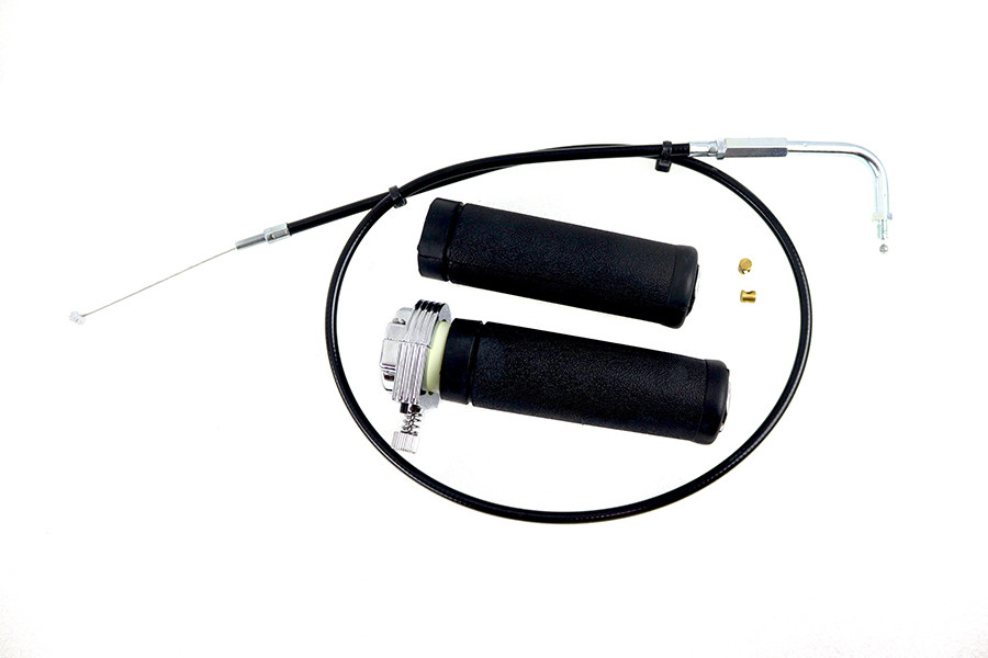 V-Twin #H17-0578 - Handlebar Throttle Cable Assembly Single