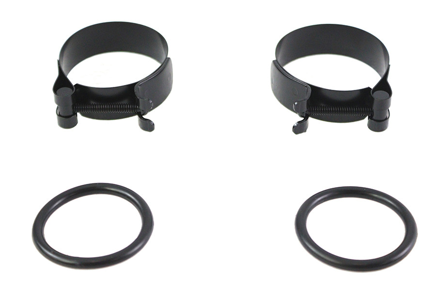 V-Twin - Black Intake Manifold Clamp Set