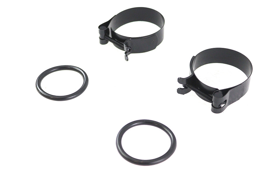 V-Twin - Black Intake Manifold Clamp Set