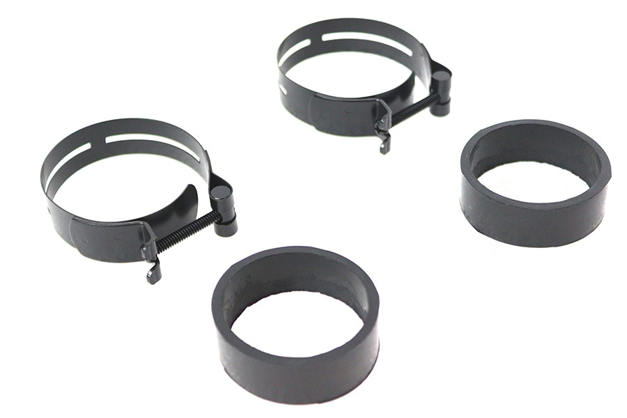 V-Twin - Black Intake Manifold Clamp Set