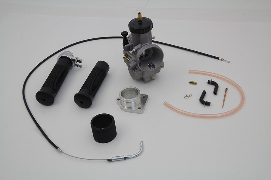 V-Twin - 38mm Flatslide Carburetor Kit
