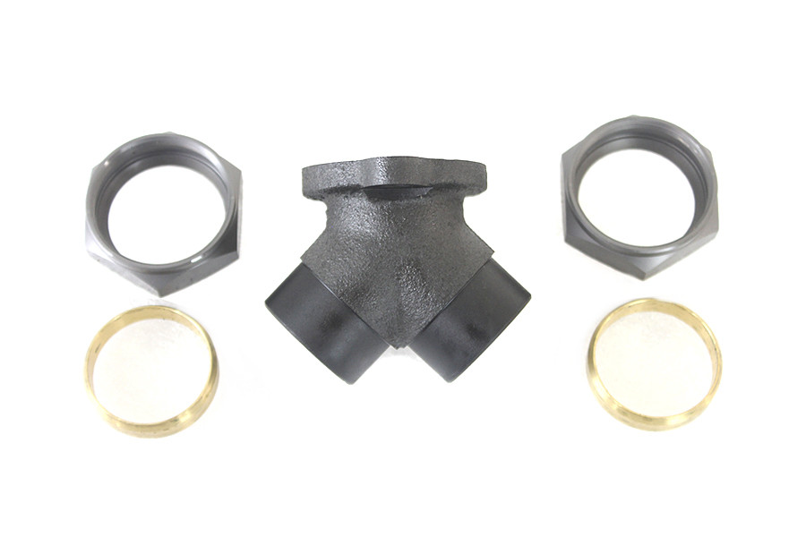 V-Twin - Zicad Plated 45 inch Intake Manifold Kit