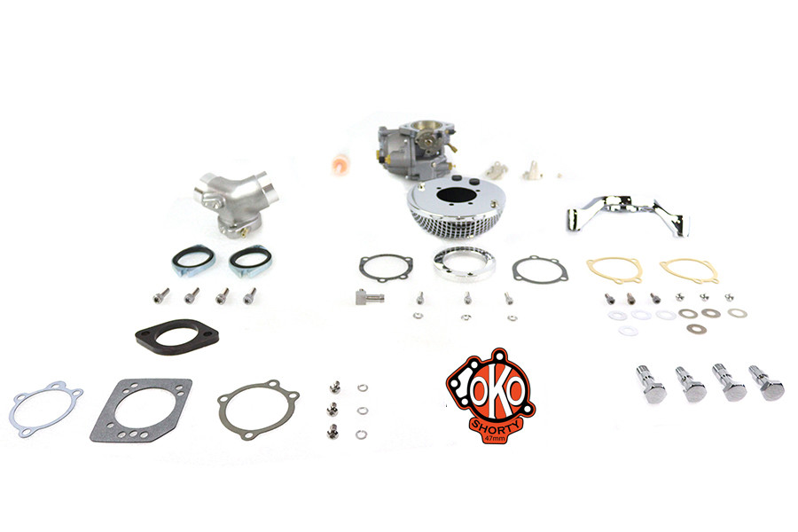 V-Twin - OKO Performance 1-7/8 inch Shorty Carburetor Kit