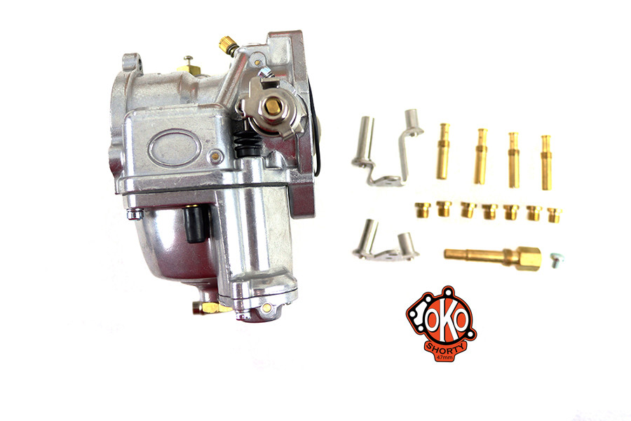 V-Twin #ULTR2P - OKO Performance Shorty 47mm Carburetor Polished