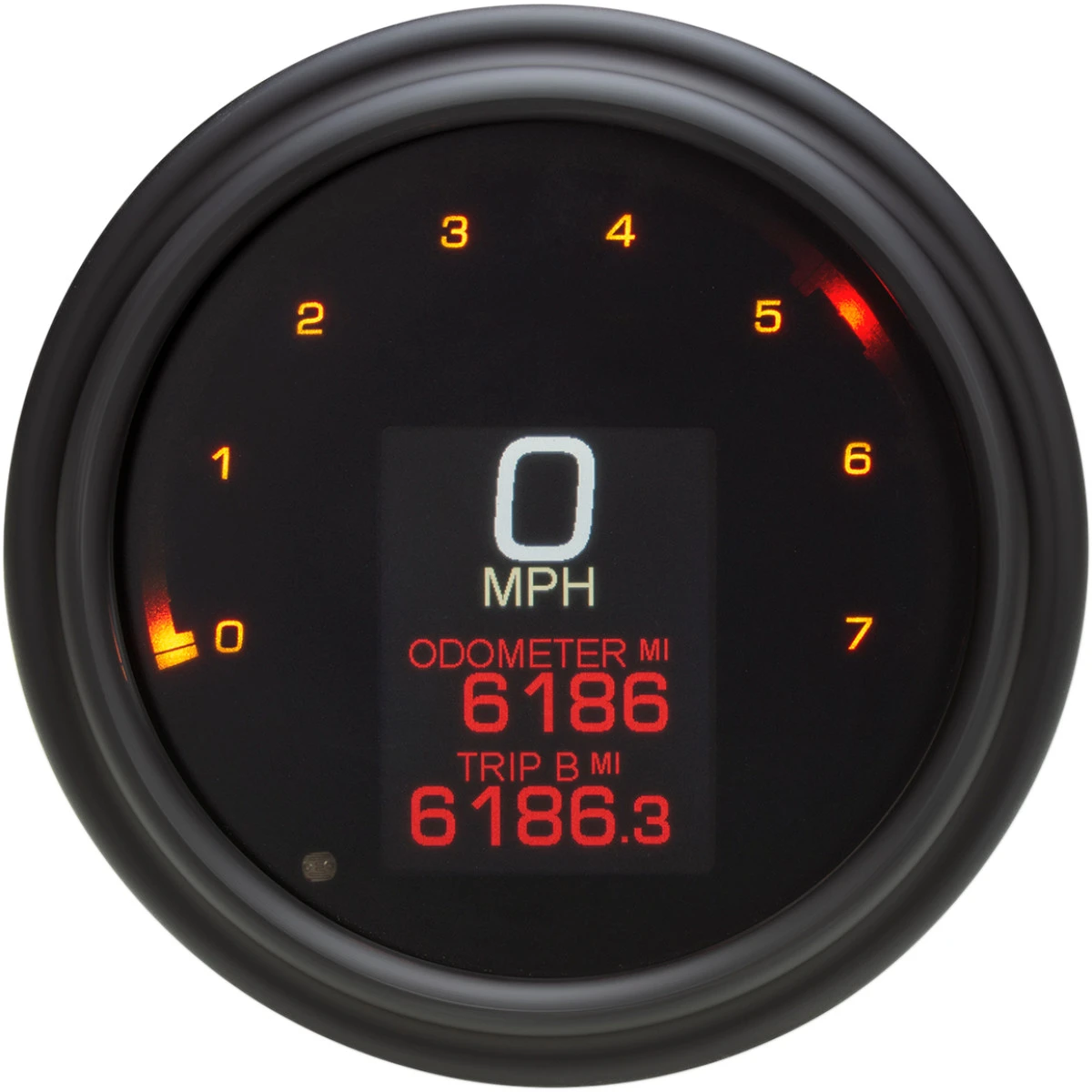 Dakota Digital #MLX-2000-K - Tank Speedometer - Black Bezel - 4.5" - Harley Davidson '99-'03