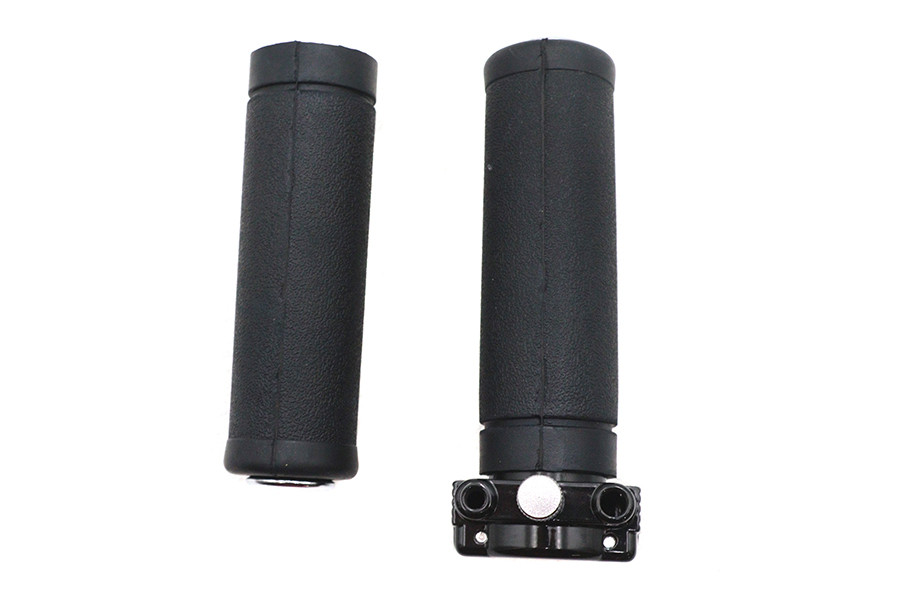V-Twin #70385B - Black Dual Cable Throttle Assembly