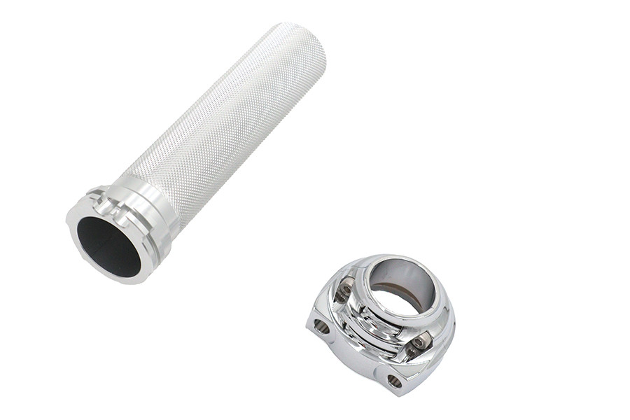 Ultima #64225C - Ultima Dual Cable Twist Grip Assembly Chrome