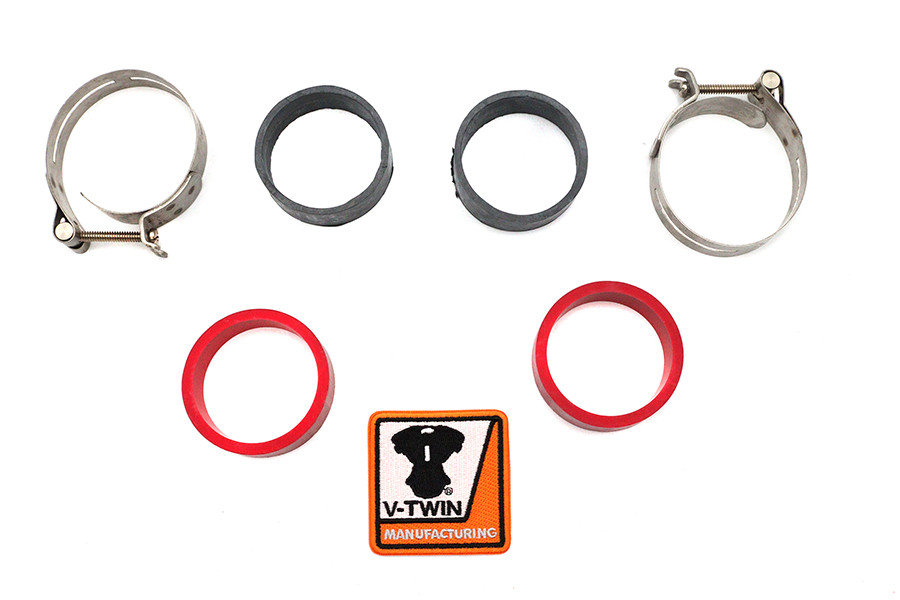 V-Twin - Stainless Steel Intake Manifold Clamp Kit