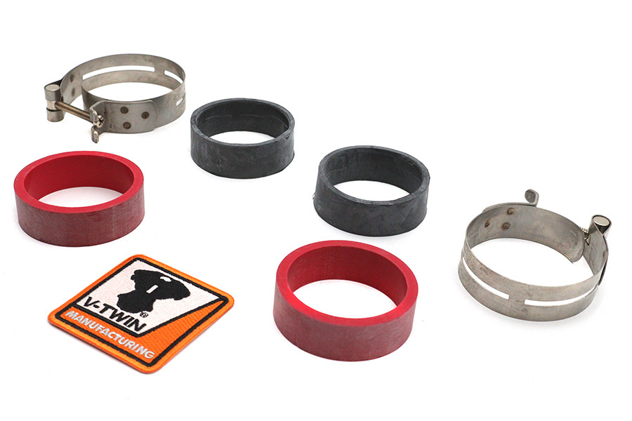 V-Twin - Stainless Steel Intake Manifold Clamp Kit