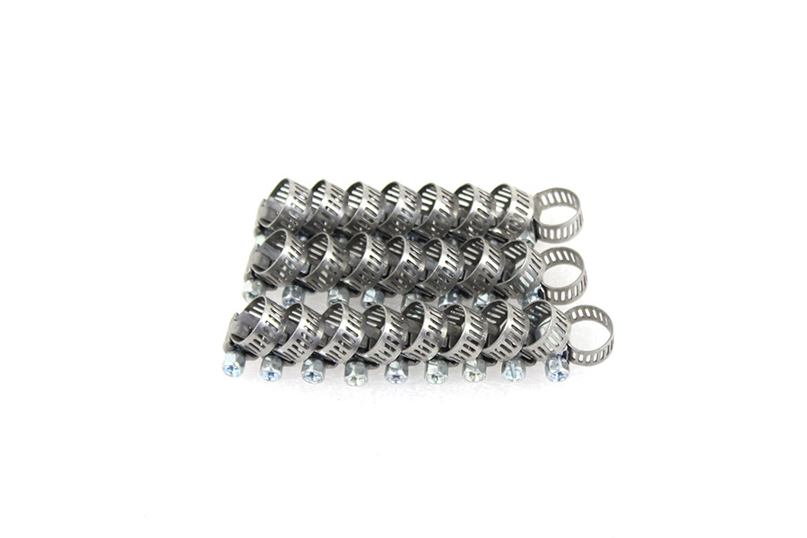 V-Twin #81021E - Stainless Steel Worm Clamp with Phillips Screw