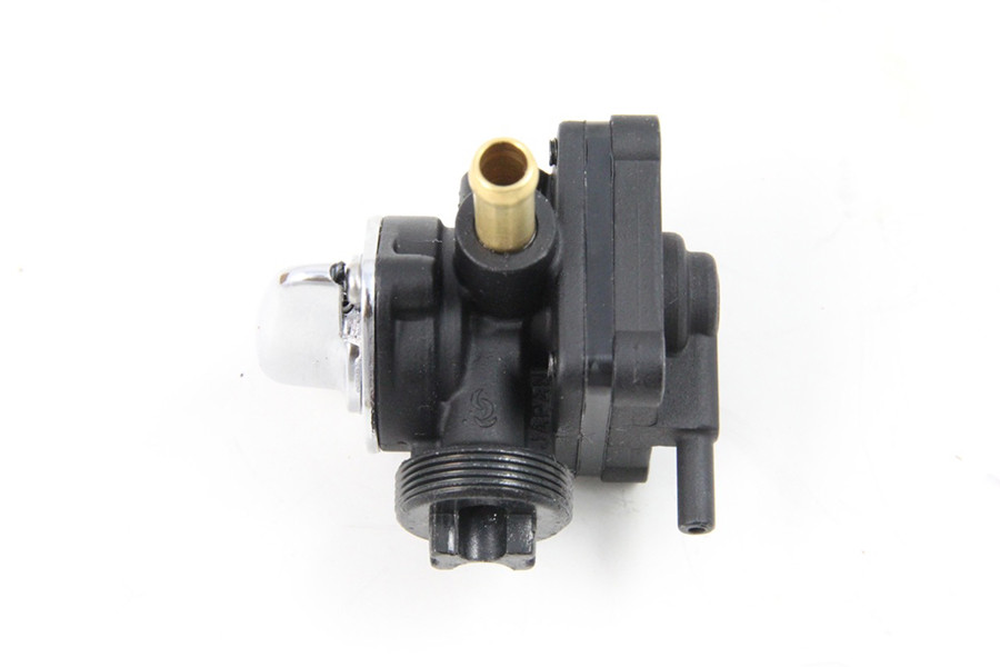 V-Twin - Vacuum Petcock Fuel Valve Black