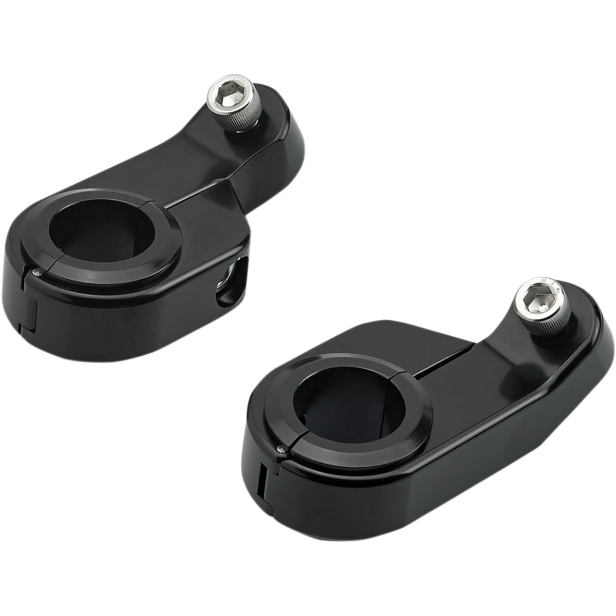 Biltwell #6903-201 - O/S Speed Clamps - Black Electroplated - Angled