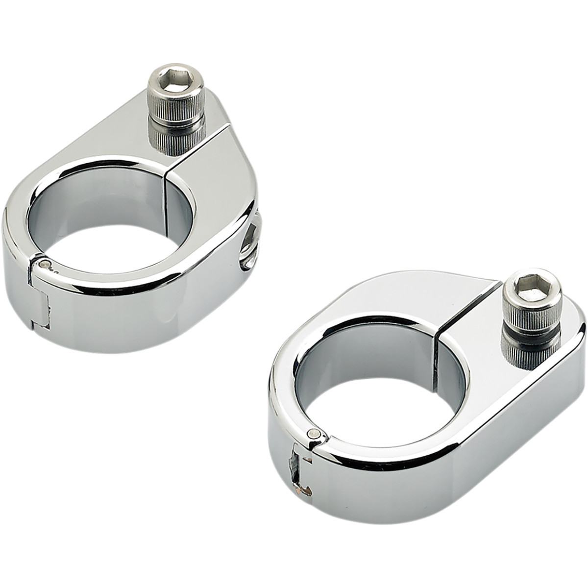 Biltwell #6907-105 - O/S Speed Clamps - Chrome - Straight