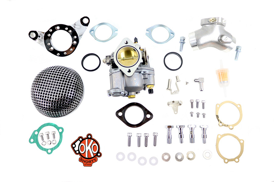 V-Twin - OKO Performance 1-7/8 inch Shorty Carburetor Kit