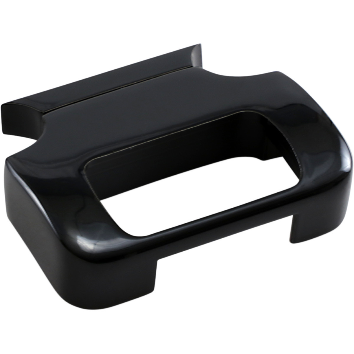 LA Choppers #LA-7391-01B - T-Bar Gauge Mount - Gloss Black - For 1.25" Diameter Bars