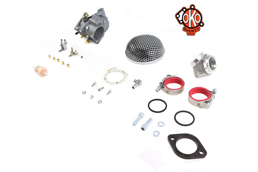 V-Twin - OKO 47mm Shorty Carburetor Kit