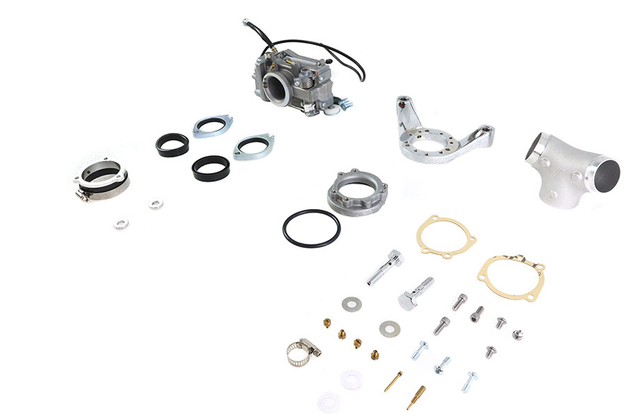 V-Twin - OKO 45mm Flat Side Carburetor Kit