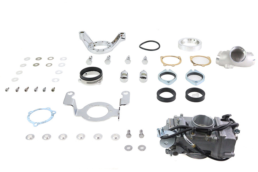 V-Twin - OKO 45mm Flat Side Carburetor Kit